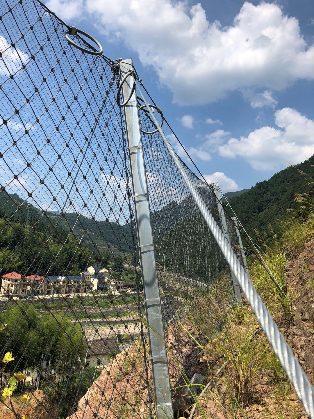 被动防护网实景